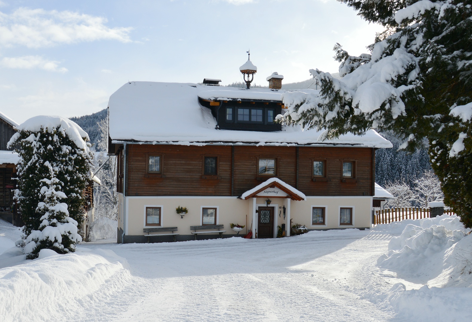 Aignerhof im Winter